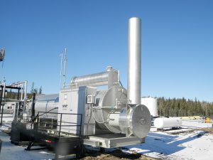 Upstream oil and gas lineheater with B149 gas-fired field approval